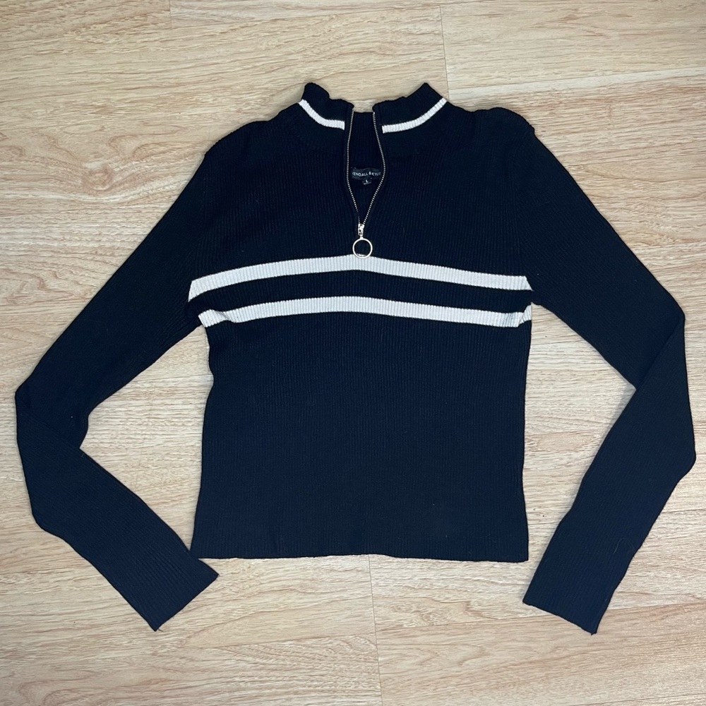 Cropped Quarter Zip - Picture 2 of 4
